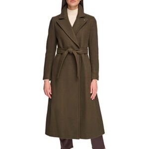 Calvin Klein Women's Belted Wrap Coat